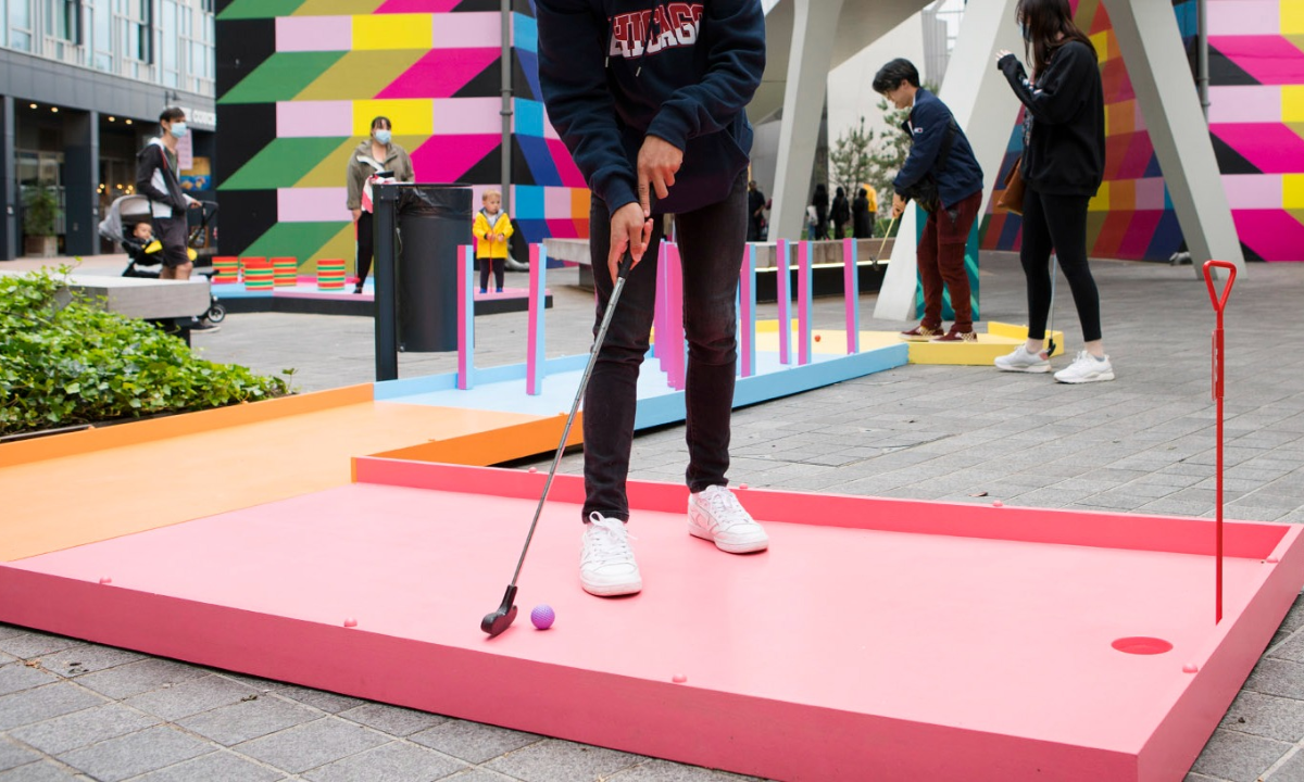 Mini Golf by Yinka Ilori